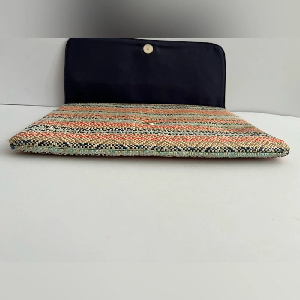 Kookai Multi Coloured Women’s Clutch Purse Bag Pre Owned Stain On Corner - Picture 5 of 15
